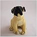 KUPR Sculture Statue Beagle Boxer Pug Dalmata Wolfhound Cuscino da Lancio Peluche Animale Decorazioni per la casa 55Cm Giallo Giallo Chiaro