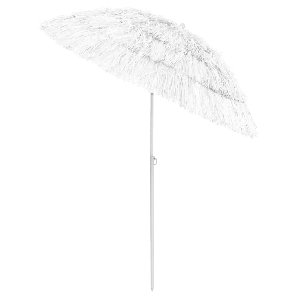 Ombrellone Hawaii blu, 300 cm, con meccanismo di inclinazione e perno di supporto, grande ombrellone da giardino per spiaggia, terrazza e tavolo da giardino, protezione antivento per esterni