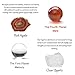 Sunligoo Solar System Planets Office Home Desk Decor Healing Crystals Stones Gift Kit Natural Tumbled Gemstones Ball Set with Wood Stand for Decoration Chakra Healing Reiki Good Luck