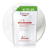 Eucerin pH5 Feuchtigkeitsbewahrende Waschlotion Nachfüllbeutel 750 ml, milde Pflegedusche für...