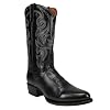 Dan Post Mens Milwaukee Embroidered Narrow Round Toe Casual Boots Mid Calf - Black