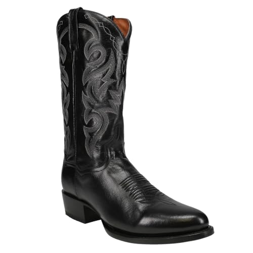 Dan Post Mens Milwaukee Round Toe Casual Boots Mid Calf - Black - Size 11 EW3