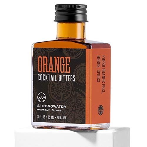 Strongwater Orange Cocktail Bitters (3 Fl Oz) Spiced Bitters Made with Orange Zest