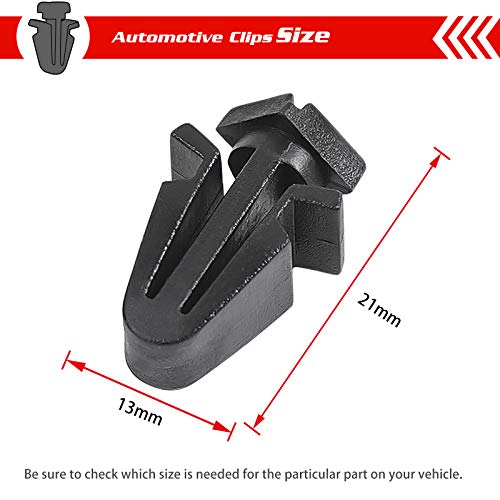 Image of OTUAYAUTO 30Pcs 76882-0M060 Black Grille Clips - Replacement for Nissan Titan Altima Frontier Pathfinder Xterra 240SX NV, Infiniti FX35 FX45 G35 M35 M45 Q45 Pickup Front Grille Clips