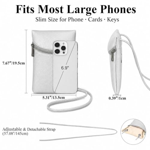 Image of Small Crossbody Women Cell Phone Purse Wallet Bag With Shoulder Strap