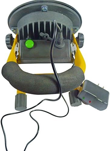 LED Work Light with Rechargeable Battery for Cordless Power - 3 Modes: Low Beam, High Beam and Strobe