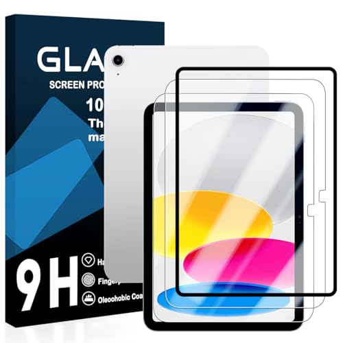 【2枚液晶フィルム+ガイド枠】対応 iPad 10世代 ガラスフィルム (2022モデル) ガイド枠付き 【2枚セット-日本旭硝子素材】対応 iPad 第10世代 2022 10.9インチ 保護フィルム iPad10 フィルム 強化ガラス スマートタブレッ