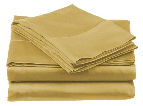 Homelux Microfiber Bedding Set - Breathable, Wrinkle Free, Fade Stain Resistant - 4