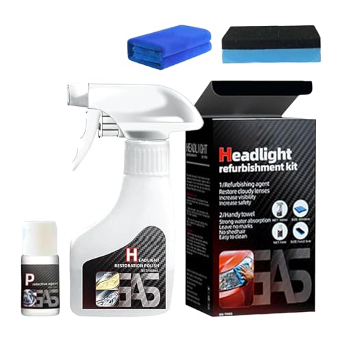 Headlight Restoration Spray, Headlight Restoration Kit,...