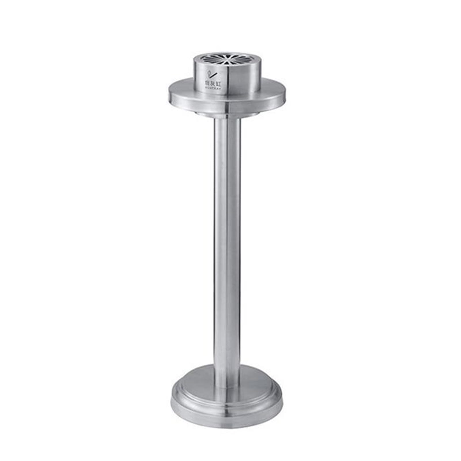 Stand ashtray Ash Column Stainless Steel Cigarette Butt Collector Vertical Ashtray Smoke Extinguishing in Smoking Area Pillar