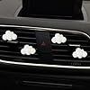4 Pcs Cloud Air Vent Clips, Funny Car Diffuser Vent Clips Cute Car Air Fresheners Vents Clips Interior Decor Charm Accessories Decoration for Women Automobile Aroma Diffusers (White) #1