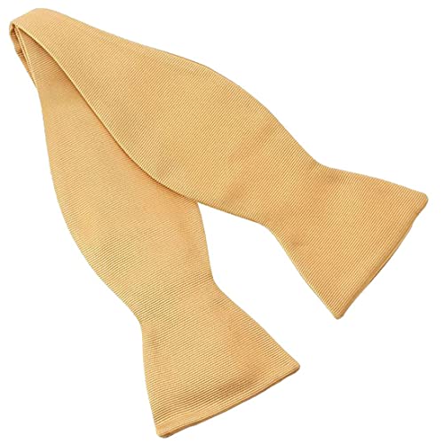 Noeud papillon à nouer en soie orange Tony & Paul uni pour homme