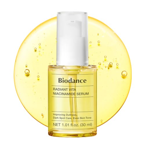 BIODANCE Radiant Vita Niacinamide Serum, for Even Tone Dark Spot Care with Vitamin C, Hydrating for...