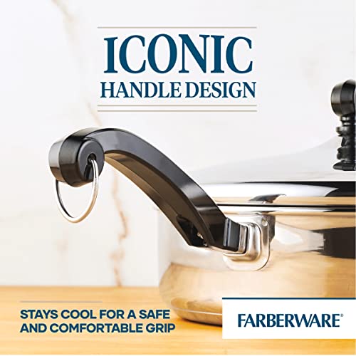 Image of Farberware Classic Series Stainless Steel Saute Pan with Lid, 2.75-Quart Kitchenware, Silver