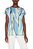  ESPRIT Collection Strukturiertes Satin-Blusentop mit Print