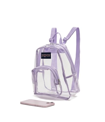 JanSport 10L Mini Pack – Clear Stadium/Concert Bag, Pastel Lilac - image 3