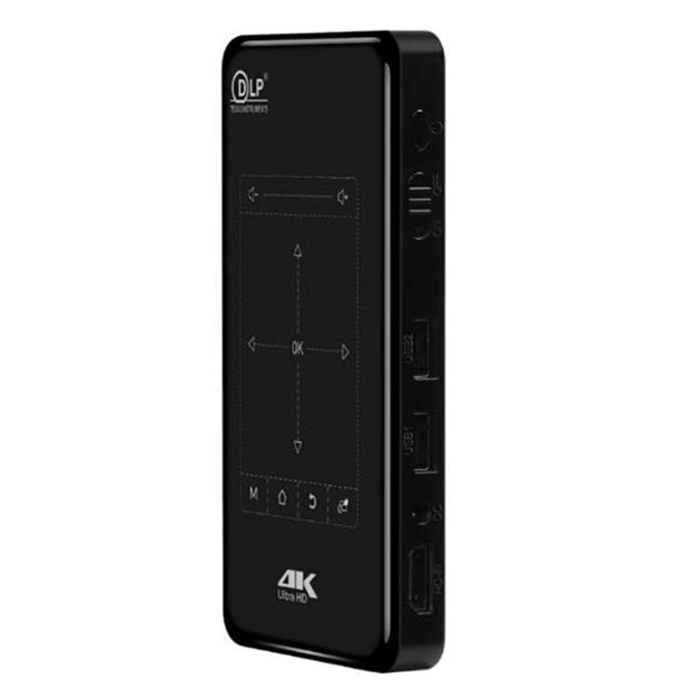 Proiettore per Ufficio DLP, Multimediale Android 4K Portatile Intelligente, Proiettore per Telefono in Miniatura Portatile da Casa