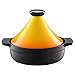 Naczynie do zapiekanek z pokrywką garnek do gotowania marokański tagine garnek do gotowania, ceramiczny zapiekanek, kurczak, jagnięcina, gulasz wołowy, kuchenki mikro ciśnieniowe, nadaje się do kuchni domowej, do kuchenki gazowej żółty
