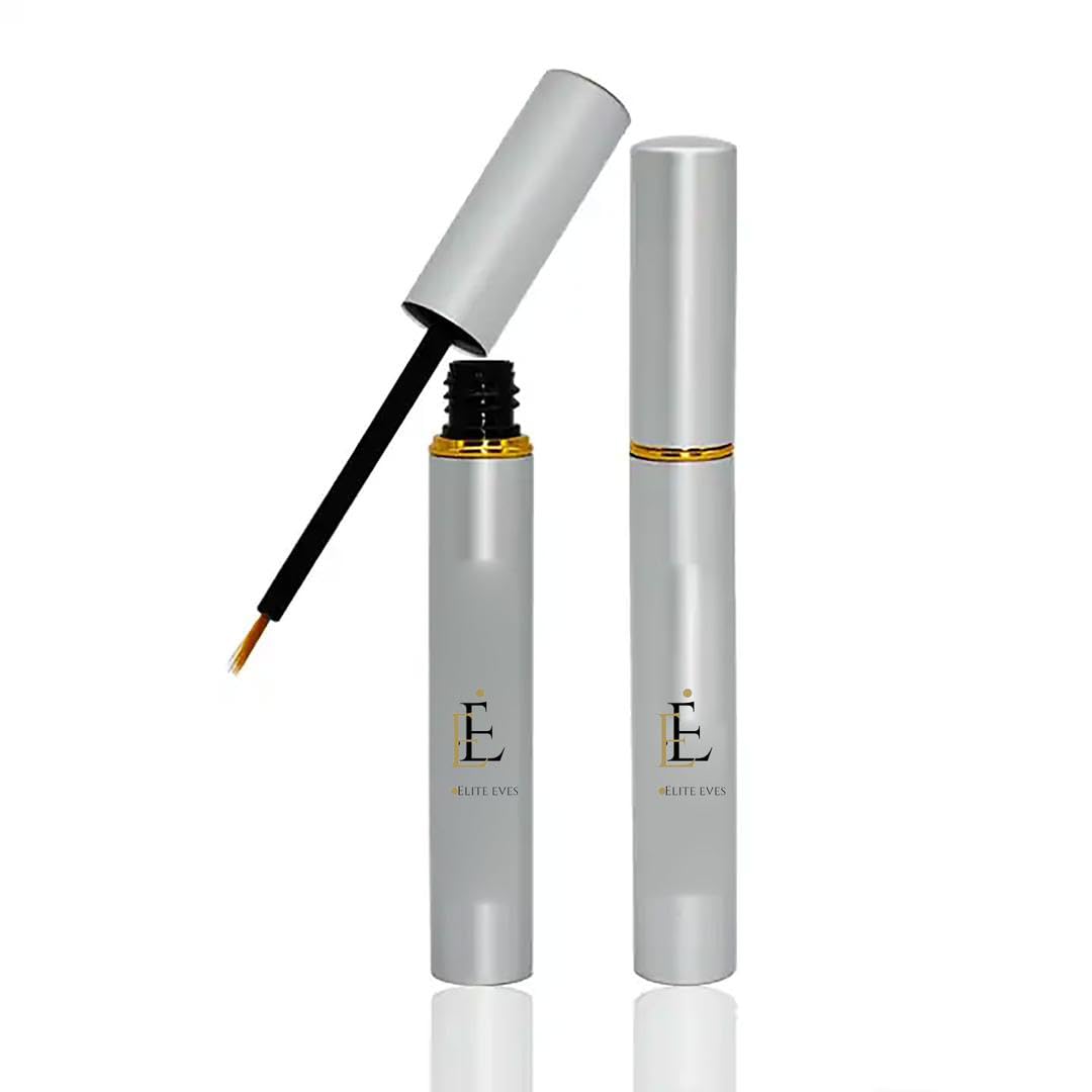 Natural Eyelash Serum - Longer, Thicker Lashes & Brows in 6 Weeks - Vegan & Cruelty-Free, Eyelash Growth Serum, Advanced Lash Growth Serum, Eyelash Serum to Grow Lashes 5ml
