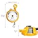 QWORK 2 Pack Spring Balancer, 7-11lbs(3-5kg) Retractable Balancer with 5 Ft Long Wire Rope and Hook, Retractable Spring Tool Hanging Holding Equipment
