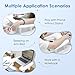 Manicure Arm Rest for Nails Tech: U-shaped Adjustable Nail Armrest - White PU Leather Hand Stand Rest for Manicurists