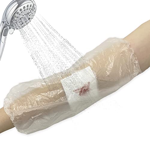 PICC Line Lot de 20 protections de plâtre imperméables jetables pour coudes et genoux, circonférence : 43,2 cm - 55,9 cm, longueur : 30,5 cm Cover