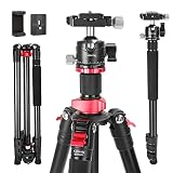 78.7" Camera Tripod, Camerig Tripod for Camera, Aluminum Professional Camera Tripods & Monopods Load
