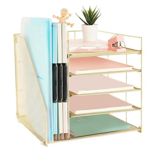 AUPSEN Desk Organizer with File Holder