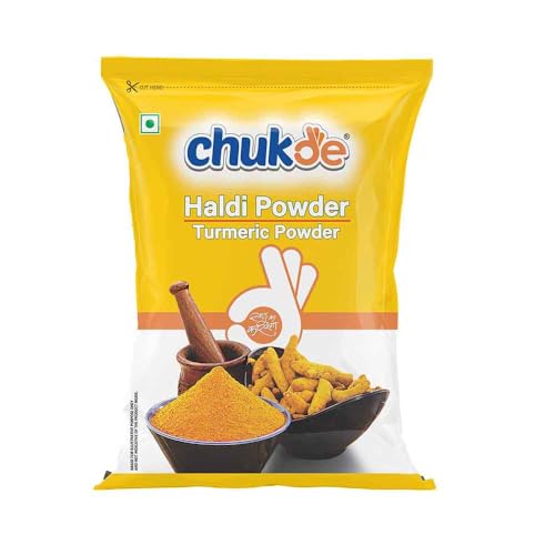 Image of Chukde Haldi Powder - Turmeric Powder - 200 Gm Authentic Indian Spice for Flavorful and Colorful Dishes | Rich in Curcumin with Anti-inflammatory and Antioxidant Properties