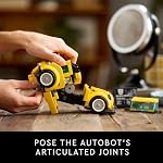 LEGO Icons Transformers Bumblebee Action Figure, Collectible Robot Gift for Adults, Movie Themed Model Building Set for Sci-Fi Enthusiasts and Transformers Fans, Converts to Vehicle Mode, 10338