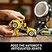 LEGO Icons Transformers Bumblebee Action Figure, Collectible Robot Gift for Adults, Movie Themed Model Building Set for Sci-Fi Enthusiasts and Transformers Fans, Converts to Vehicle Mode, 10338