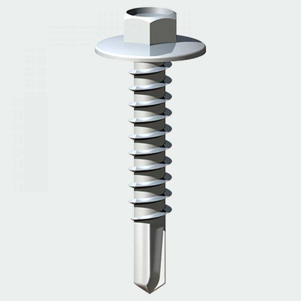 TIMco L70BB Hex No.3 Self-Drilling Screw 5.5 x 70 - Silver Ruspert (Bag of 100)