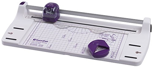 Swordfish A4 5-in-1 Creative Paper Trimmer for Straight Cuts, Wave Cuts, Perforations, Rounded Corners & Score-Lines [40343]