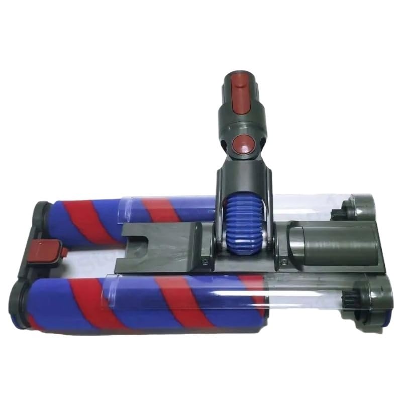 Piezas De Herramientas De Cabezal De Cepillo De Piso Doble Eléctrico, Compatibles con Dyson, V7 V8 V10 V11 Aspiradora Barredora Accesorios De Cepillo De Piso con Cabezal De Rodillo