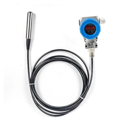 Indicateur de niveau d'eau numérique 4-20mA avec sonde submersible LED et câble 2m