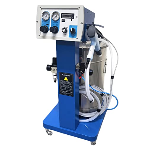 JTVTW 静電粉体塗装機 スプレーガン付き 粉体塗装ユニット 45L 110V