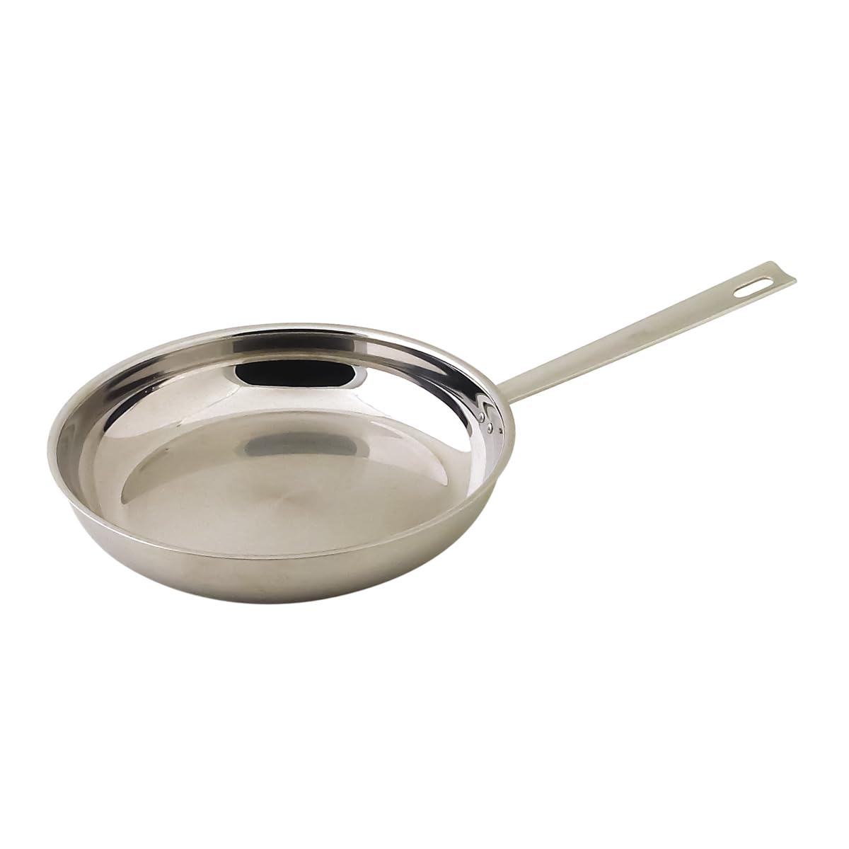 Poêle INOX 18/10 Baumstal 24 cm Argent Métallique d'un diamètre de 24cm