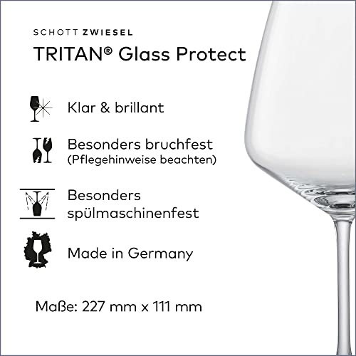 Shot Zwisel 115673 Wine Glass, Clear, 27.8 Fl Oz (782 Ml), Taste Burgundy, Pack Of 6 #TOP1