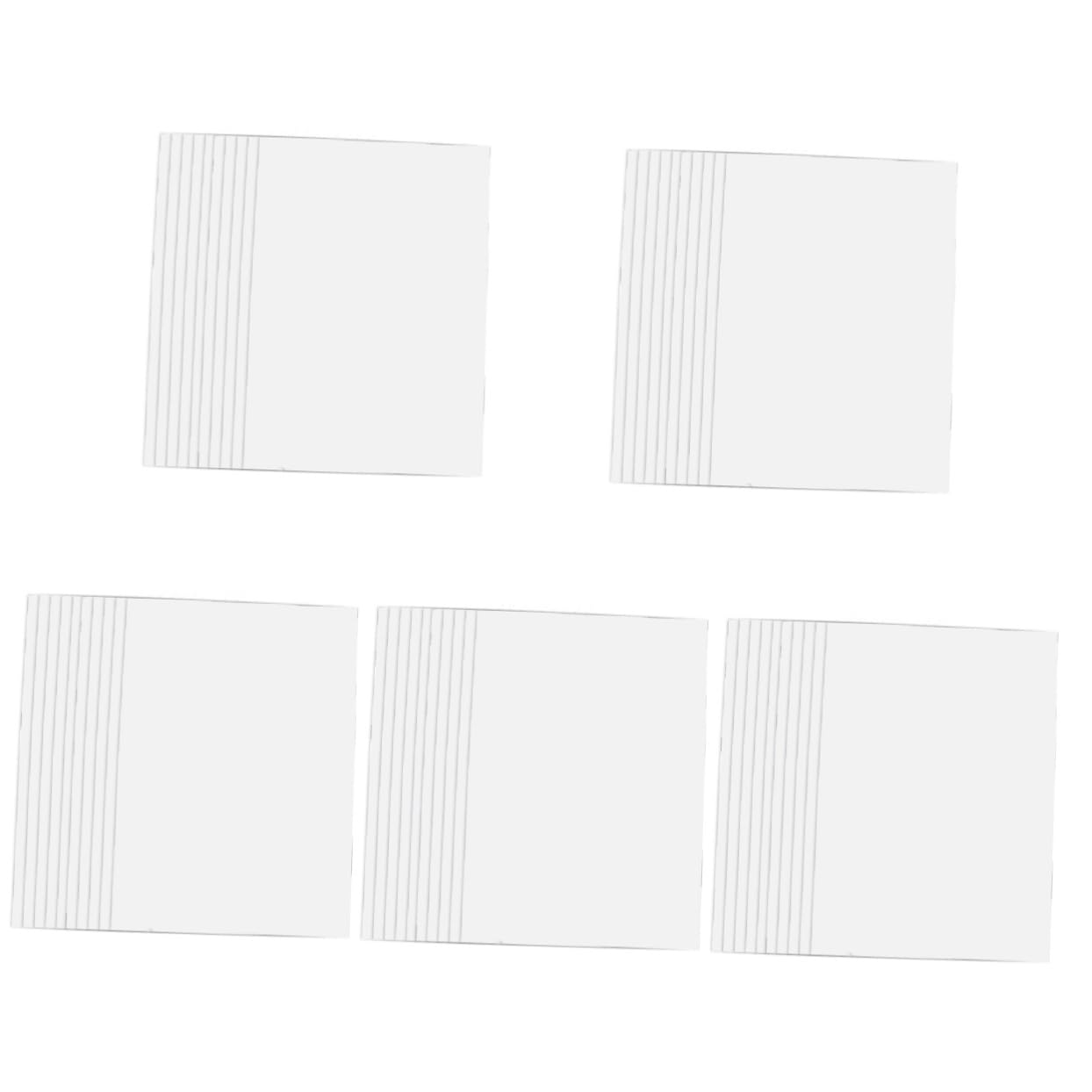 LALAFINA 5 Ensembles Papier Photo Brillant Impression Pour Imprimante Double Face Pour Photos À Bureau Et École 10 Feuilles*5