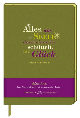 Preisvergleich Produktbild LiteraBook - Glück: Das Einschreibbuch mit inspirierenden Texten