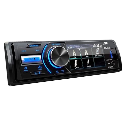 JVC - KD-X560BT - Digital Media Car & Marine Bluetooth Receiver iPhone/Android/USB/AUX Car Stereo with Rear Camera Input