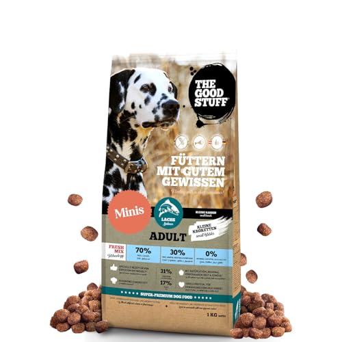 Produktbild von The Goodstuff Minis Lachs Adult Trockenfutter - 6 x 1 kg
