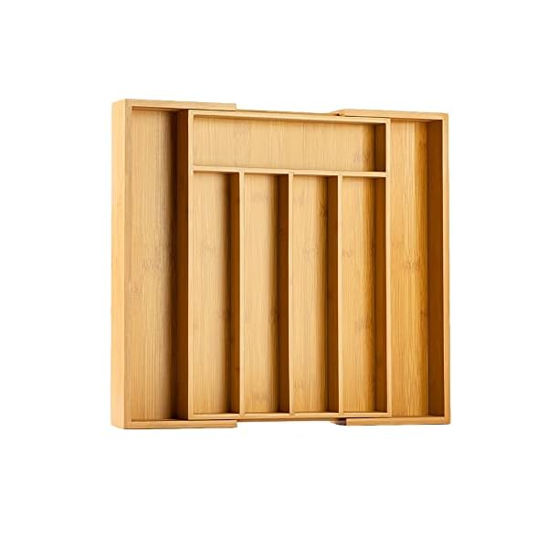 Bellsal Silverware Organizer Kitchen Drawer Organizer Expandable Bamboo Utensil Holder Cutlery Tray for Kitchen Utensil and Flatware Bedroom Office Bellsal Silverware Organizer Kitchen Drawer Organizer Expandable Bamboo Utensil Holder Cutlery Tray for Kitchen Utensil and Flatware Bedroom Office