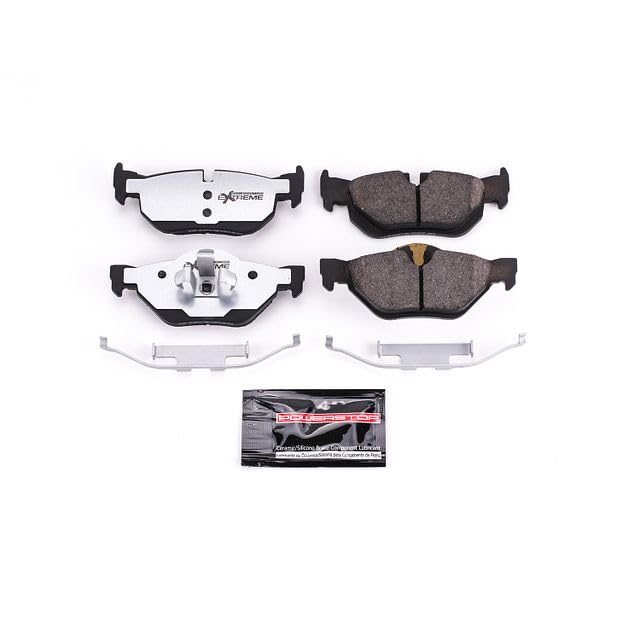 Image of PowerStop Z26 Performance Carbon Fiber Ceramic Brake Pads Rear Z26-1267 | BMW 328i, BMW 328i xDrive, 325i Carbon Fiber Ceramic Brake Pads + Installation Hardware
