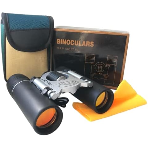 Tasco Compact Binoculars 20x21 Lightweight High Definition Mini Binoculars. Folding Day & Night Vision Binoculars For Adults, Wildlife & Bird Watching Binoculars, Travelling Spotting Kids Binoculars Cover