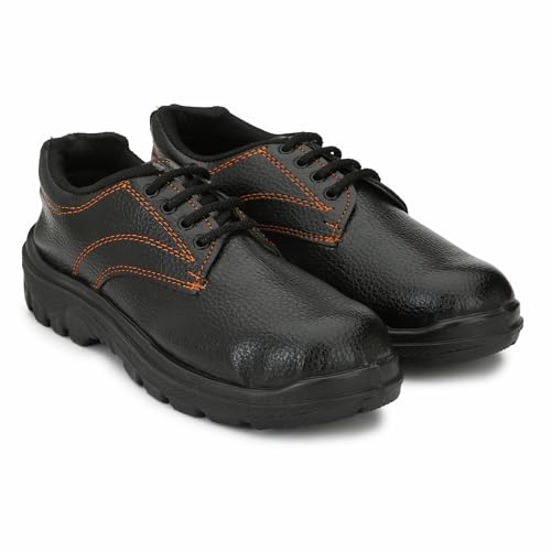 Image of Steel Toe Safety Shoe for Men, PVC, Black, MX-LOW-7STAR