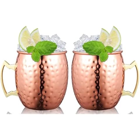 Moscow Mule Mugs - Set of 2, Large 19.5 oz Cover
