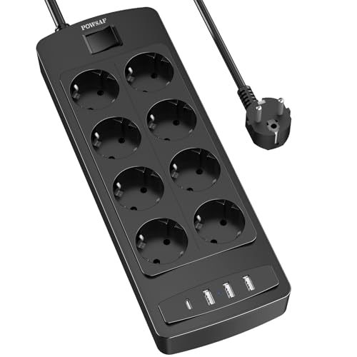 POWSAF Base de Enchufes con...