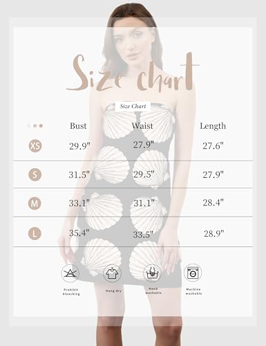 Image of TERIVEEK Women Strapless Linen Tube Mini Dress Summer Boho Beach Sundress