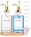 2Pcs Gold Dish Soap Dispenser + 4Pcs Curtain Holdbacks